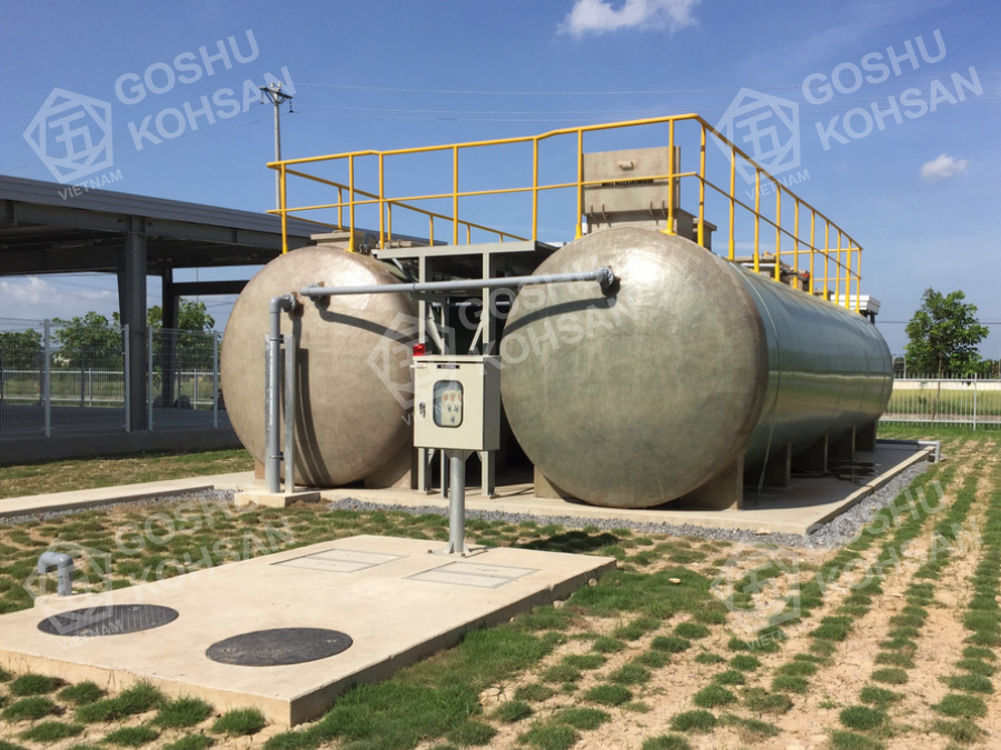 Above-Ground FRP Domestic Wastewater Treatment System overview Above-Ground FRP Domestic Wastewater Treatment System overview